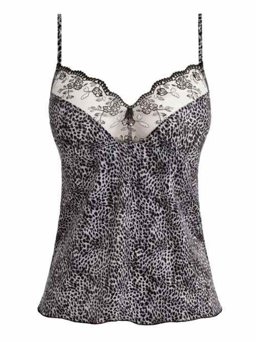 Fantasie Lingerie Lindsey zwart/print slaapshirt