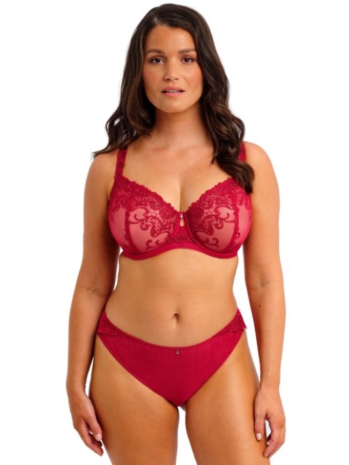 Fantasie Lingerie Portia rood niet voorgevormde bh