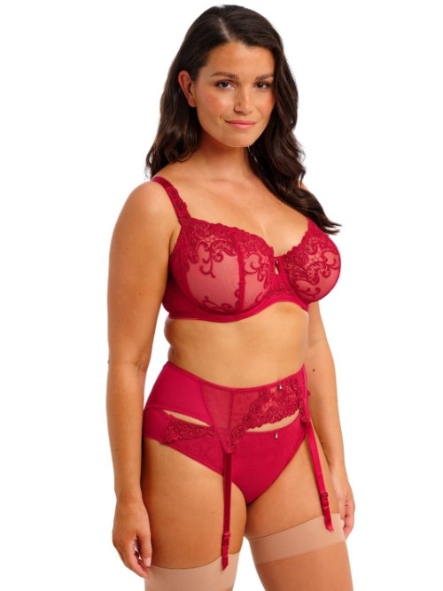 Fantasie Lingerie Portia rood jarretelle