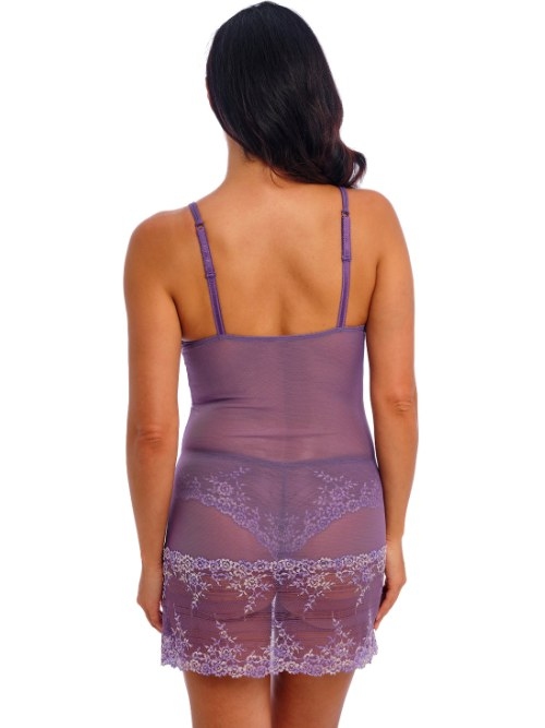 Wacoal Lingerie Embrace Lace paars slipdress