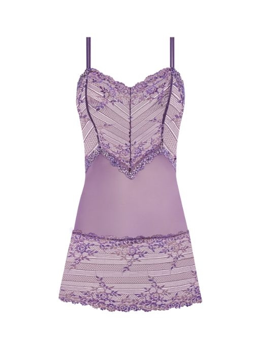 Wacoal Lingerie Embrace Lace paars slipdress