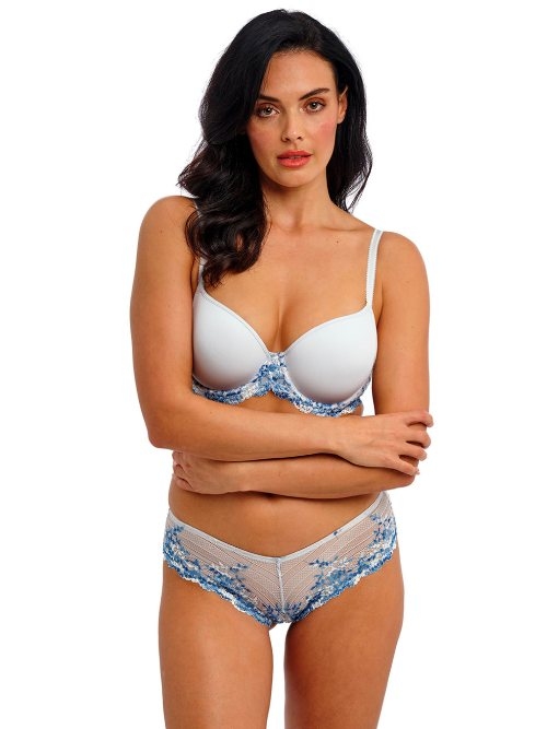 Wacoal Lingerie Embrace Lace blauw voorgevormde bh