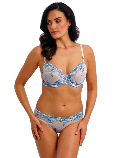 Wacoal Lingerie Embrace Lace blauw voorgevormde bh