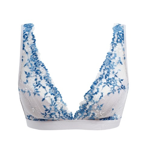 Wacoal Lingerie Embrace Lace blauw wireless bh