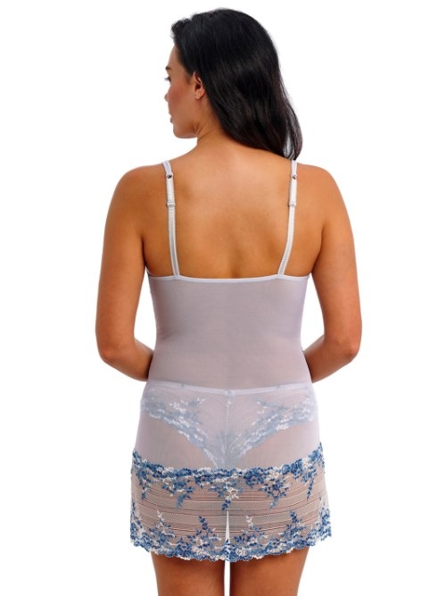 Wacoal Lingerie Embrace Lace blauw slipdress