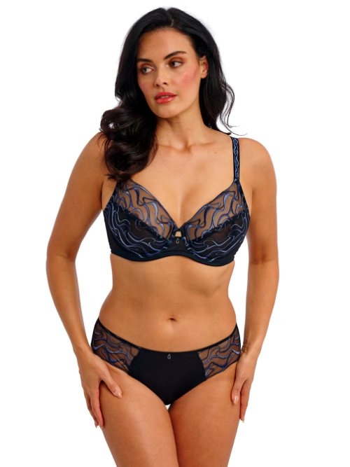 Wacoal Lingerie Mayumi marine blauw niet voorgevormde bh
