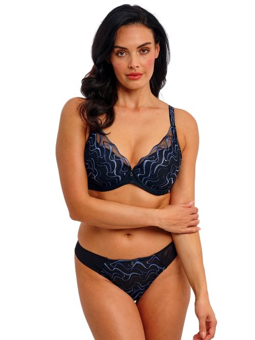 Wacoal Lingerie Mayumi marine blauw string