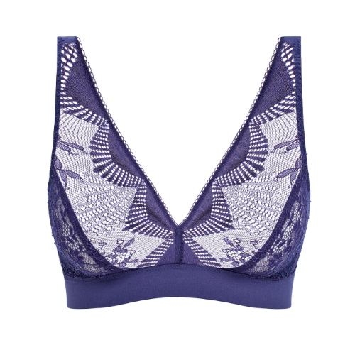 Wacoal Lingerie Sensu Lace blauw wireless bh