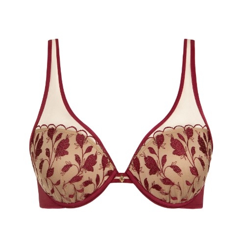 Lisca Gloriosa rood push up bh