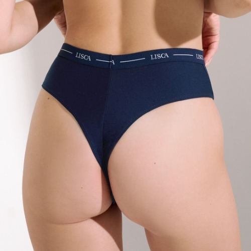 Lisca Sunflower marine blauw string