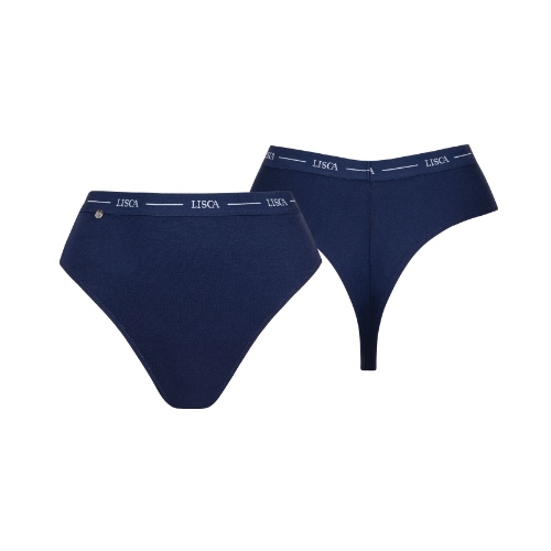 Lisca Sunflower marine blauw string
