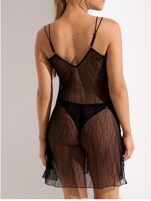 Lisca Nightscape zwart slipdress