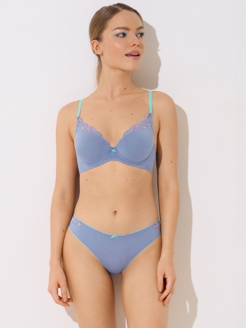 Lisca Rainbow blauw voorgevormde bh