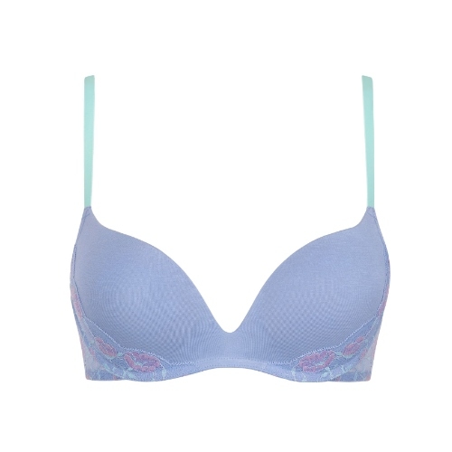 Lisca Rainbow blauw wireless bh