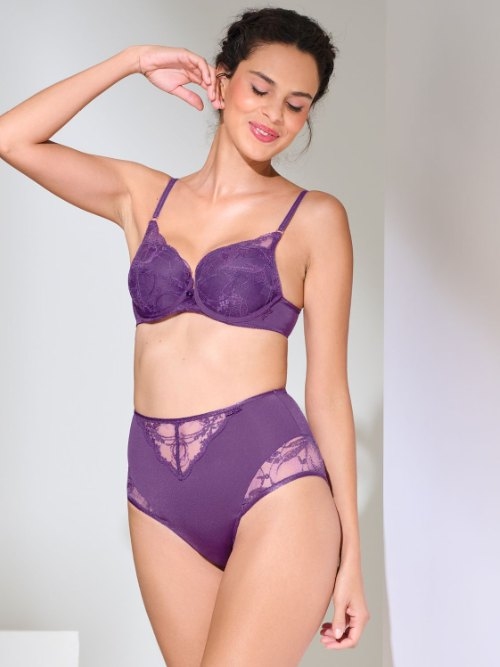 Lisca Patricia paars high brief