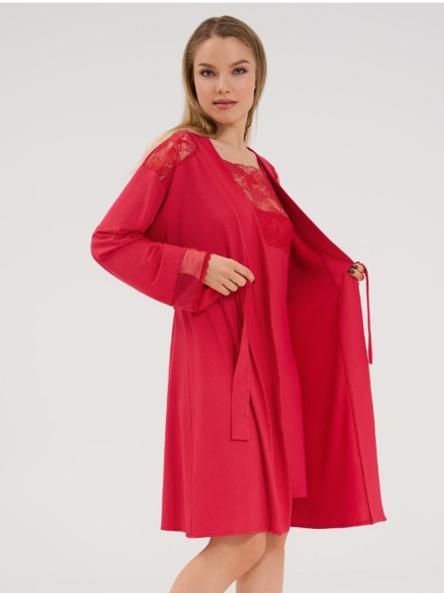Lisca Sympathy rood kimono