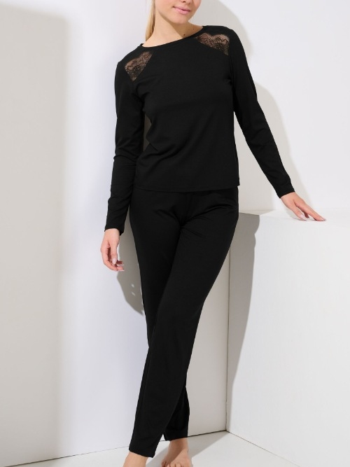 Lisca Evelyn zwart pyjama