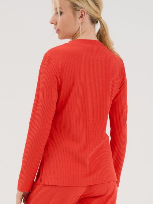 Lisca Lucky oranje pyjamashirt
