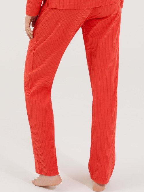 Lisca Lucky oranje pyjamabroek