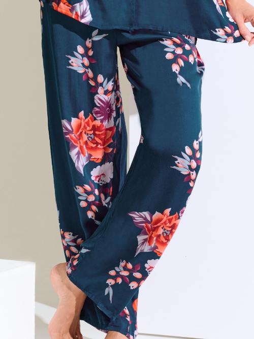 Lisca Amaryllis marine blauw pyjamabroek