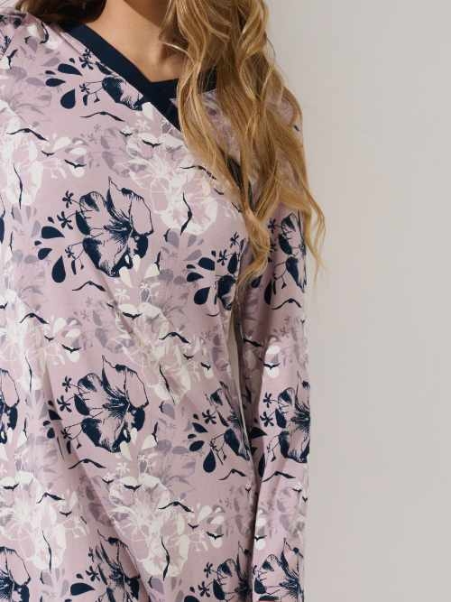 Lisca Ocean marine blauw nachthemd