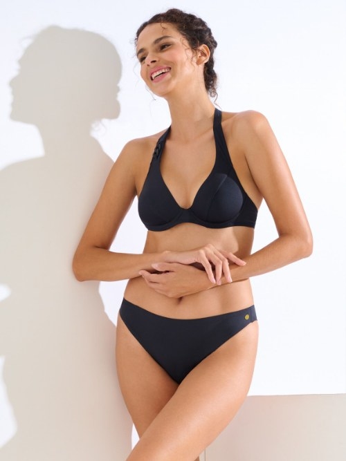 Lisca Swimwear Palma zwart voorgevormde bikinitop