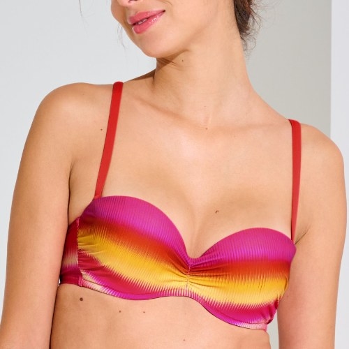 Lisca Swimwear Osaka roze voorgevormde bikinitop