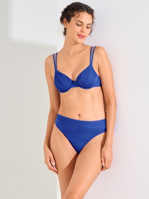 Lisca Swimwear Sorrento blauw soft-cup bikinitop