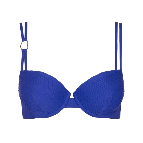 Lisca Swimwear Sorrento blauw voorgevormde bikinitop