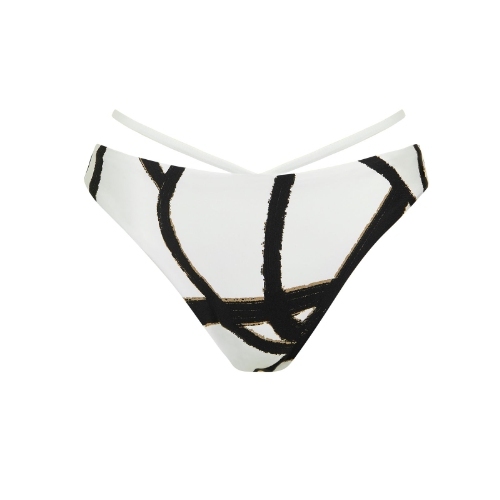 Lisca Swimwear Honolulu wit/zwart bikini broekje