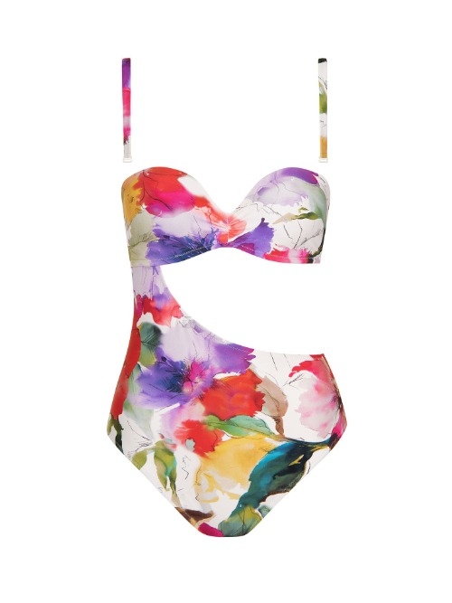 Lisca Swimwear Roma wit/print badpak
