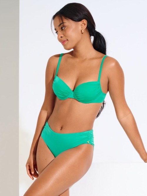 Lisca Swimwear Karpathos groen voorgevormde bikinitop
