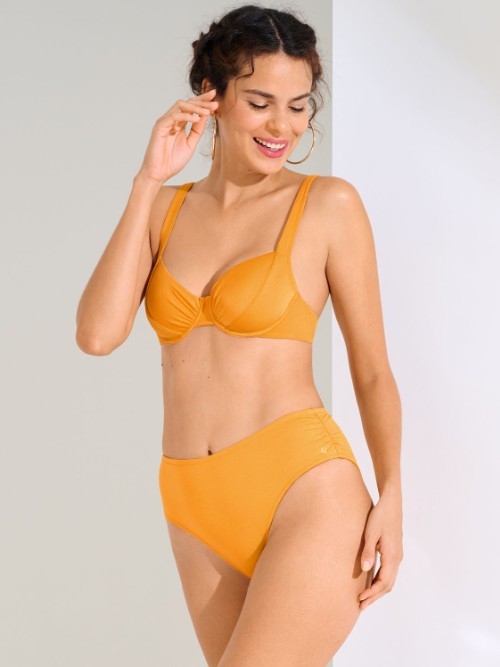 Lisca Swimwear Karpathos oker geel soft-cup bikinitop