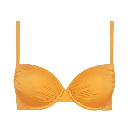 Lisca Swimwear Karpathos oker geel voorgevormde bikinitop