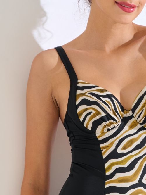 Lisca Swimwear Tanzania zwart badpak