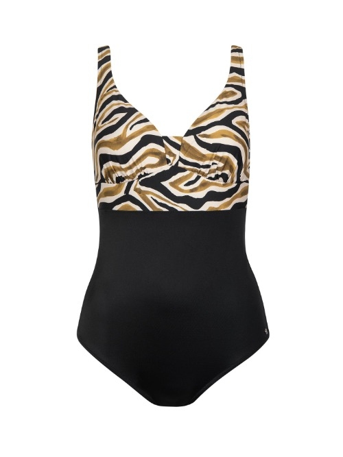 Lisca Swimwear Tanzania zwart badpak