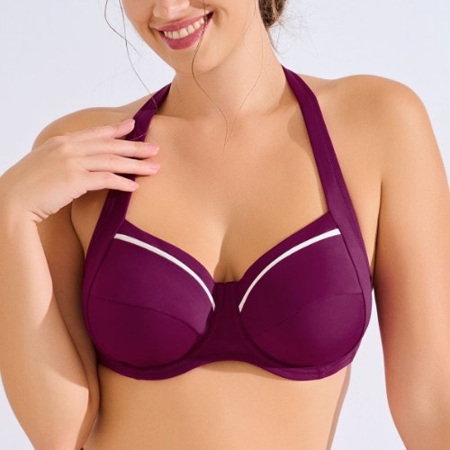 Lisca Swimwear Uvita bordeaux soft-cup bikinitop