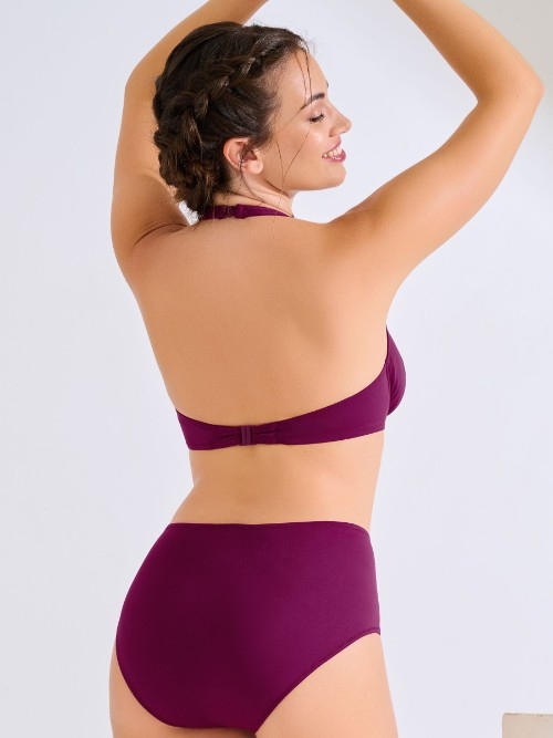 Lisca Swimwear Uvita bordeaux soft-cup bikinitop