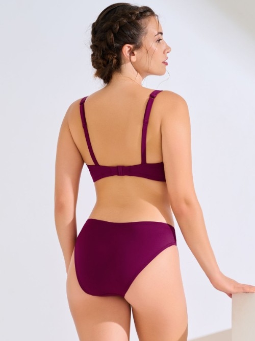 Lisca Swimwear Uvita bordeaux soft-cup bikinitop