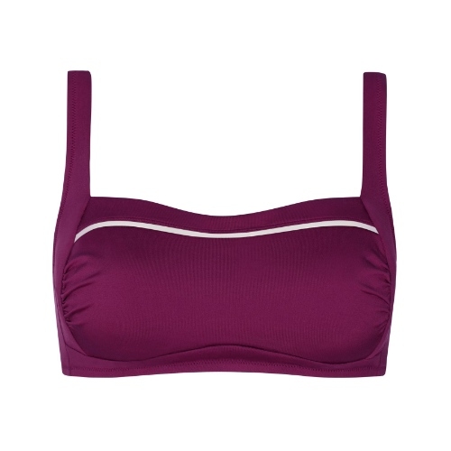 Lisca Swimwear Uvita bordeaux soft-cup bikinitop