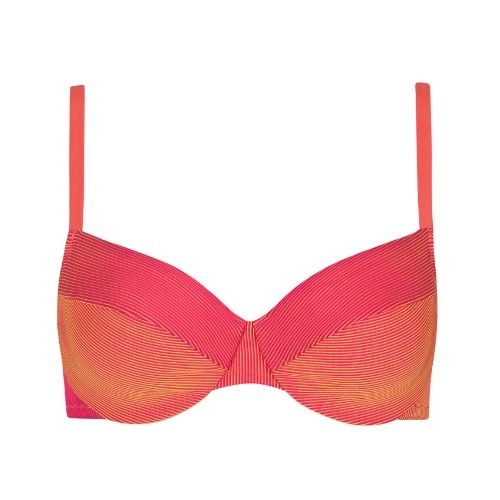 Lisca Swimwear Nairobi coral soft-cup bikinitop