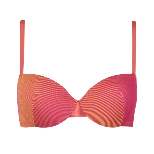 Lisca Swimwear Nairobi coral voorgevormde bikinitop