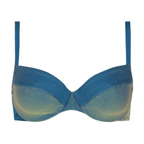 Lisca Swimwear Nairobi turquoise soft-cup bikinitop