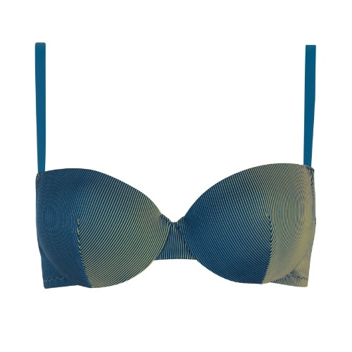 Lisca Swimwear Nairobi turquoise voorgevormde bikinitop