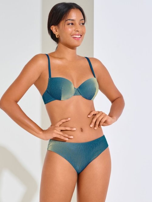Lisca Swimwear Nairobi turquoise bikini broekje