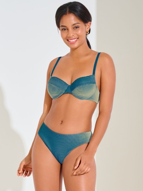 Lisca Swimwear Nairobi turquoise bikini broekje