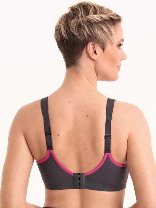 Anita Active Performance wireX grijs/roze sport bh
