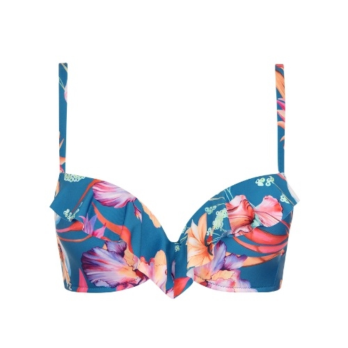 Lisca Swimwear Rimini blauw push up bikinitop