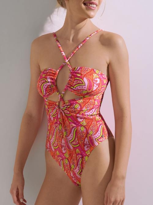 Lisca Swimwear Kavala coral badpak