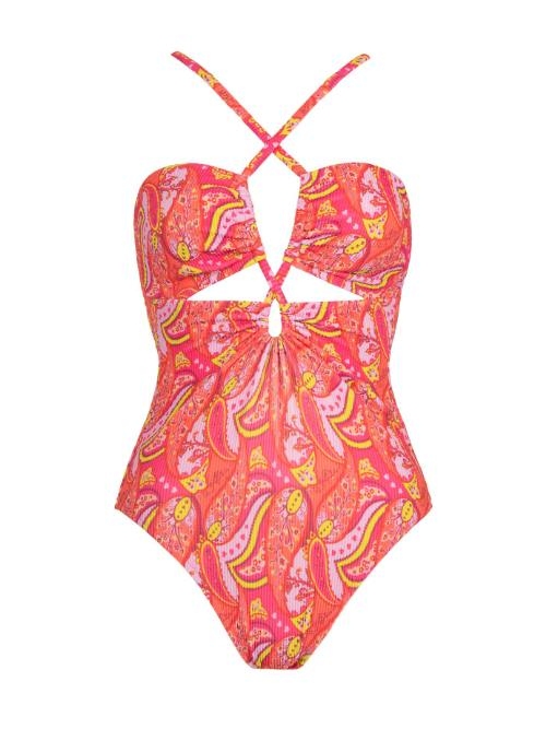 Lisca Swimwear Kavala coral badpak